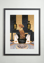 Artists' frame - Dog Art Prints and Originals – Versace, Vizsla - Medusa by Selina Cassidy