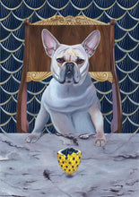 Dog Art Prints and Originals – Faberge, French Bulldog – Diamond From Ruff by Selina Cassidy