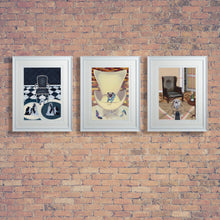 Deluxe White Picture Frame - Dog Art Prints and Originals – Shih tzu, Pug, Bulldog Art – Collectors’ Portfolio by Selina Cassidy